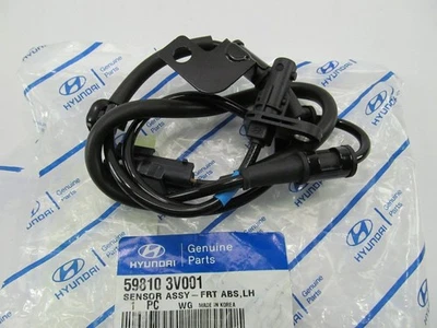 NUEVO GENUINO Sensor de freno ABS del lado del conductor delantero izquierdo OEM para Hyundai 598103V001 Foto 1 de 4