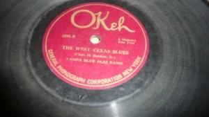 record 78 rpm Tampa Blue Jazz Band  on Okeh 4594 Ain't Got Nothing Blues  G - Imagen 1 de 2