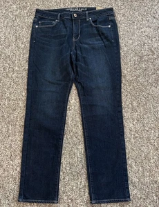 American Eagle Jeans Womens Size 14 Skinny Indigo Wash Stretch 35x31 10”Rise NEW - Picture 1 of 16