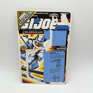 Hasbro 1988 G.I. Joe Blizzard Card Back / File Card Authentic Genuine Vintage - Picture 1 of 5