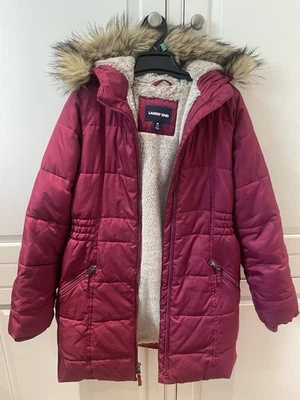 Парка для девочек Pink Lands' End размер M (10-12) - Изображение 1 из 2