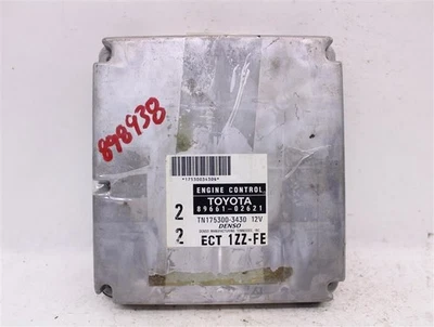 ECU ECM COMPUTER TOYOTA COROLLA 1999 2000 AUTO CALI 8966102621 898938 - Изображение 1 из 4