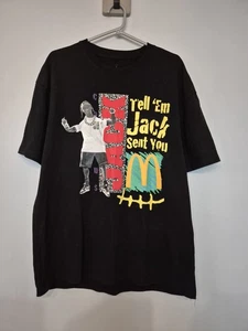 Travis Scott x McDonald's Cactus Jack Smile Il 2020 T Shirt XL Black  - Picture 1 of 7