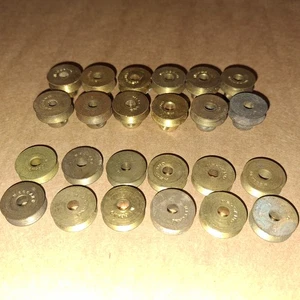 24 X PCS(12 EACH #23A/23)*ALL PRE WAR SINGLE"MECCANO"STAMPED)1/2" BRASS PULLEY - Picture 1 of 1