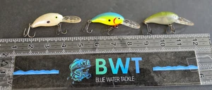 Pre-Rapala Luhr Jensen Radar-10 Paquete de 3: Cristal de sábalo de perla, Chartreuse azul, Ayu - Imagen 1 de 6