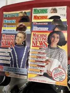 Ten (10) Back Issues of Machine Knitting News 1980s UK Bestseller Lot #12 - Picture 1 of 3
