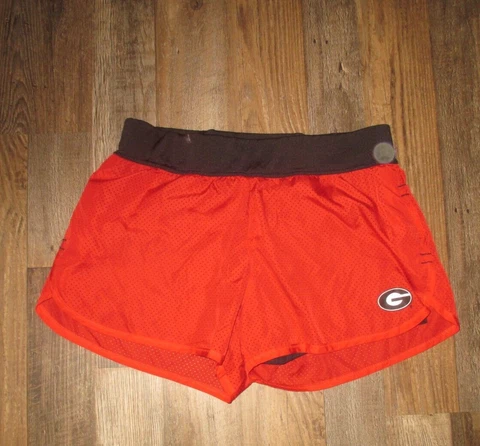 COLOSSEUM womens SZ M red/black UNIVERSITY OF GEORGIA BULLDOGS shorts Cover
