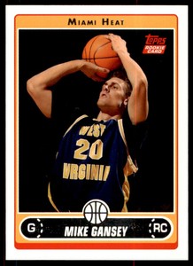 2006-07 Topps Mike Gansey Rookie Miami Heat #260