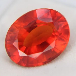 11.60 Ct Oval Orange Loose Gemstones Spessartite Mandarin Natural Garnet Namibia - Picture 1 of 6