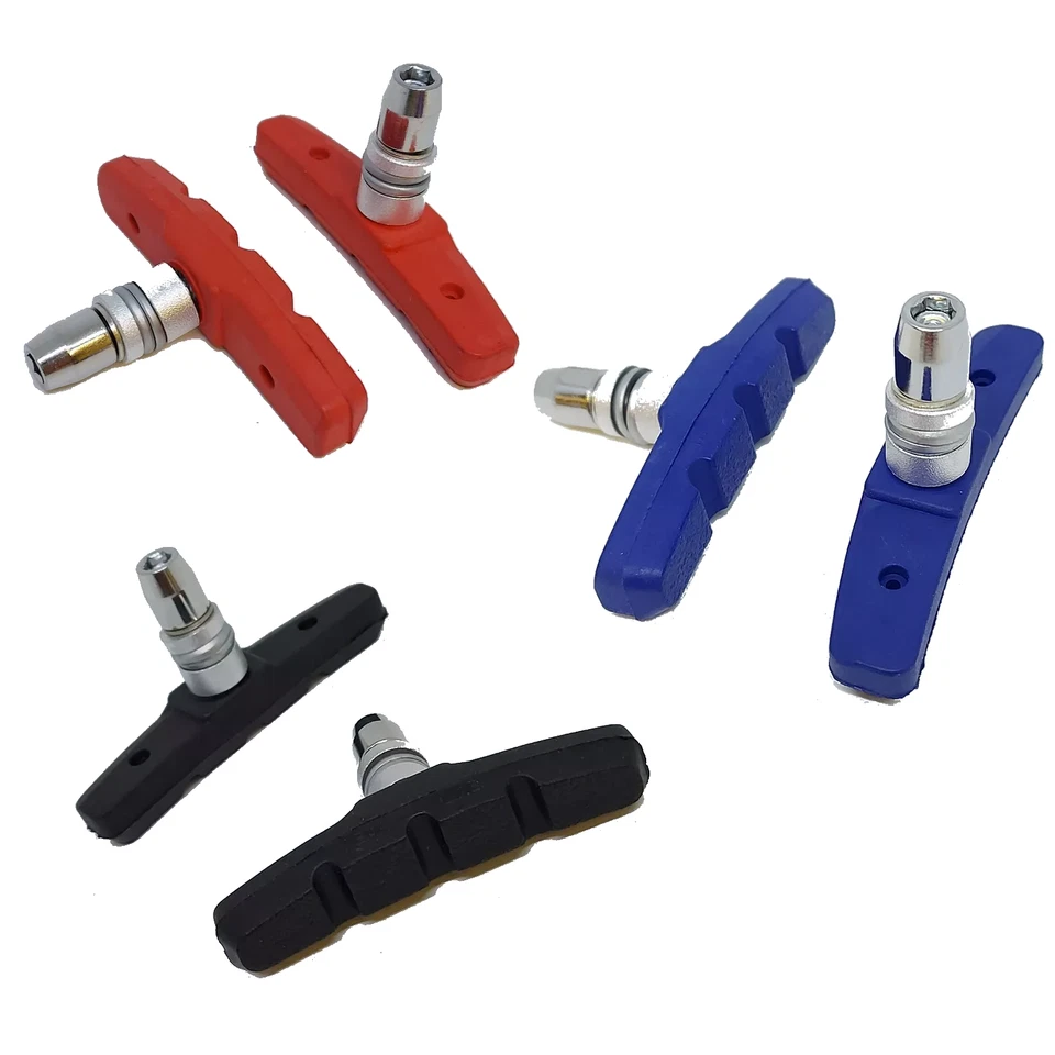 BRAKE BLOCKS *** Coloured BMX MTB ATB Mountain Bike Vbrake V-Brake Blocks Pads - Image 1 of 1