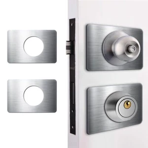 2 Pack Door Lock Repair Plate Door Lock Reinforcement Plate Door Lock Fixing - Picture 1 of 5