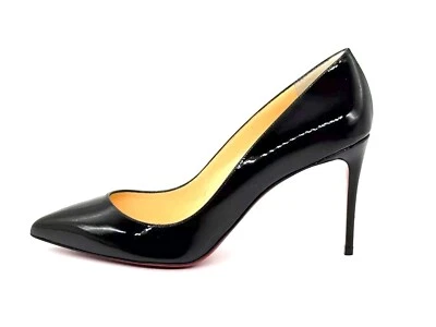 Christian Louboutin PIGALLE FOLLIES 85 Patent Leather Heels Pumps Shoes $795 - Image 1 of 4