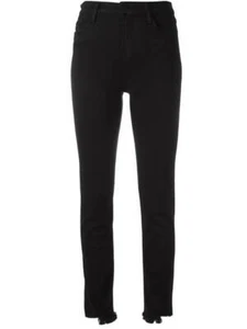 J BRAND JEANS Maria STRAIGHT High-Rise SERIOUSLY BLACK SIZE XS (25) C2/11 - Picture 1 of 3