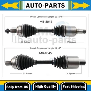 For 2008-2009 Mercedes-Benz C230 2.5L 2x CV Axle Shaft Front Kit - Picture 1 of 4