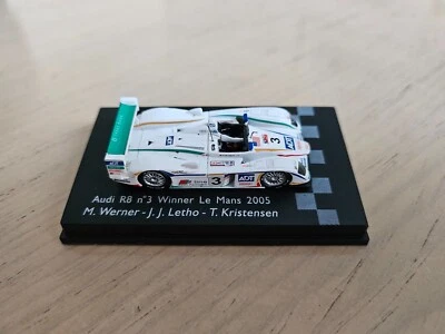 2005 Audi R8 LMP1 Le Mans WINNER 1/87 Spark Models Kristensen Lehto Werner - Image 1 of 4
