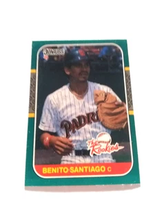 1987 Donruss The Rookies Baseball Benito Santiago #44 Factory Set Break NM-MT - Picture 1 of 2