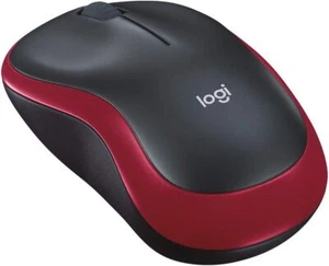 New LOGICOOL mouse Wireless Red M185RD optical three-button from Japan - Picture 1 of 5