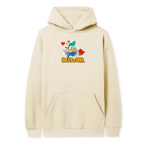Butter goods Sudadera Capucha Puppy Love Logo Crema Hombre Original Aisi 2023 - Imagen 1 de 2