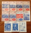 Wakefield Trinity Rugby League Programmes 1952 - 1968