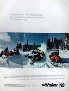 2011 Ski-Doo Renegade Backcountry MX Z TNT & GSX SE Snowmobile Original Ad - Picture 1 of 1