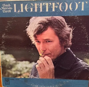 Gordon Lightfoot - Back Here on Earth  VG+ - Picture 1 of 2