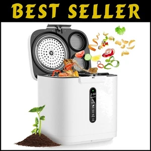 4L Stainless Steel Compost Bin - Fast Waste Recycling with Intelligent Features - Picture 1 of 9