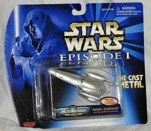 Star Wars EP1 Micro Machines Die Cast Royal Starship MOC 66520 galoob 1998 - Picture 1 of 2
