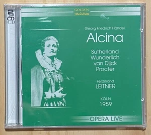HANDEL - ALCINA 2 CD SET NEW SEALED LEITNER - Picture 1 of 3