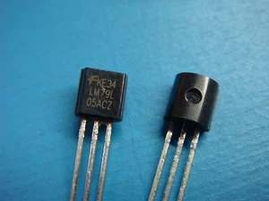 (10) FSC LM79L05ACZ 79L05 5V 0.1A 3 PIN TO-92 NEGATIVE VOLTAGE REGULATOR ROHS - Picture 1 of 3