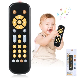 Baby TV Remote Control Toy with Sound and Light, Music Toys for Baby 6-24 Months - Picture 1 of 7