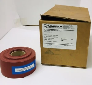COVALENCE HVBT-2-R(B4) HIGH VOLTAGE BUS TAPE 2"W x 25'L ROLL 4CT. BOX !NEW! - Picture 1 of 11