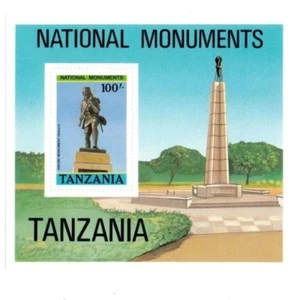 Tanzania 1988 - National Monuments - Souvenir Stamp Sheet - Scott #401 - MNH - Picture 1 of 1