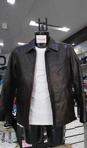 GIUBBOTTO BOMBOOGIE In Pelle Uomo Man Marrone VINTAGE tg S MON1447LZ - Picture 1 of 8