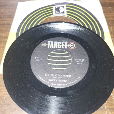 JACKY WARD Big Blue Diamond MONO / Stereo  TARGET T13-0146 DJ Promo - VG+ 45 - Image 1 of 4