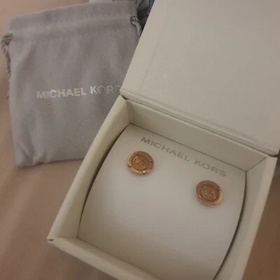Michael Kors Gold Stud Earrings - Image 1 of 3