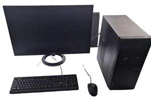 Kompletten FUJITSU- PC-Intel (R) +Asus VZ279HE Monitor 27" Schwarz+Tastatur+Maus - Bild 1 von 10