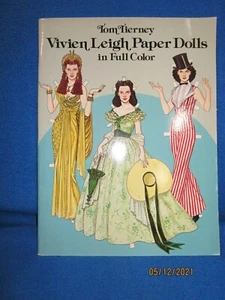 TOM TIERNEY VIVIEN LEIGH PAPER DOLLS BOOK, 1981, 0486242072 #302Z - Picture 1 of 6