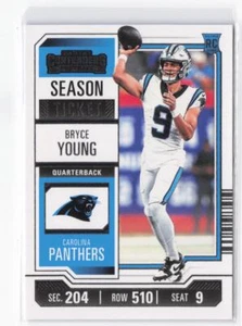 2023-24 Panini Contenders Bryce Young RC #15 Season Ticket - Picture 1 of 2