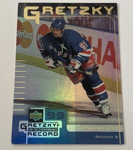 1999-00 Upper Deck McDonald's Wayne Gretzky Performance for the Record #6 HOF