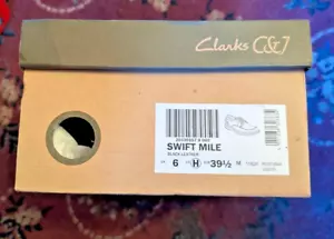 MENS CLARKS SWIFT MILE FLEXLIGHT EXTRA WIDE FIT LACE UP NEW OLD STOCK SIZE 6 - Picture 1 of 9