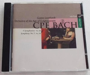 CPE Bach: 4 Symphonies; Symphony No. 5 LEONHARDT Age Of Enlightenment HOLLAND - Picture 1 of 1