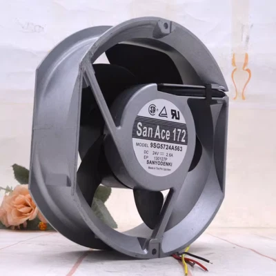 1pc for Sanyo Fan 9SG5724A563 DC 24V 2.6A 17251 17cm 4 wire inverter fan - Image 1 of 4