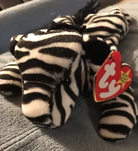 Ziggy Ty Beanie Baby with Errors and PVC Pellets - Rare! - Picture 1 of 7