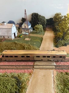 HO Coach Yard Brass 1229 Santa Fe Business Car Topeka or Santa Fe. Mint. IOB. - Picture 1 of 9