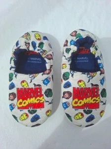 Pantofole Marvel Avengers Comics ~ ragazzi ~ bambini ~ taglia 34 (UK 2) ~ nuove di zecca! - Foto 1 di 3
