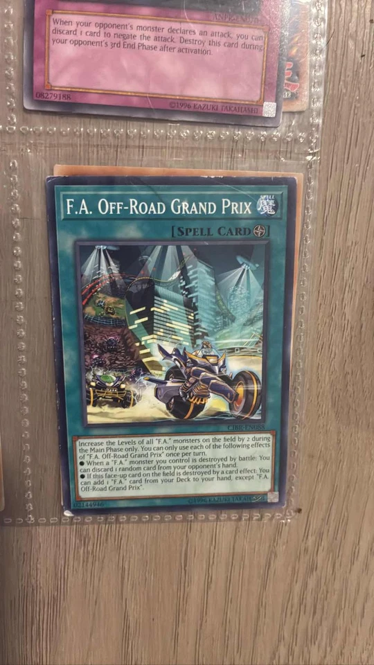 YUGIOH F.A. Tarjeta de hechizos todoterreno Grand Prix CIBR-EN058 Foto 1 de 1