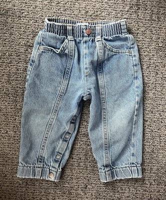 复古 20 世纪 90 年代 Little Levi’s 牛仔裤,尺寸 24 个月 — 第 1/4 张图片