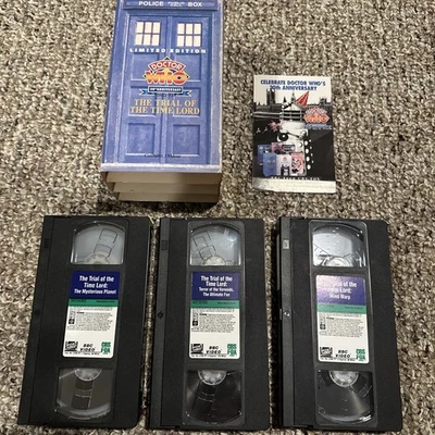 Doctor Who - The Trial of a Time Lord (VHS, 1993, 3-Tape Set)  LIMITED EDITION - Image 1 of 4