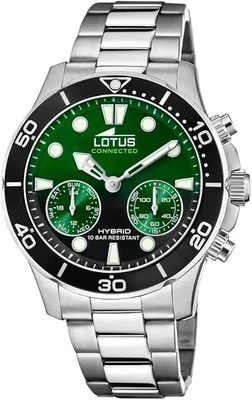 Orologio Lotus Connected Hybrid Verde Uomo Acciaio Impermeabile 18800/6 - Immagine 1 di 3