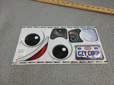 1x Auténticas Calcomanías de Repuesto Little Tikes Acogedor Cupé Pegatinas Originales Coche Foto 1 de 4